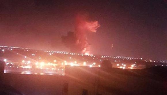 Se registró una explosión cerca del aeropuerto de El Cairo. (Foto: Twitter)