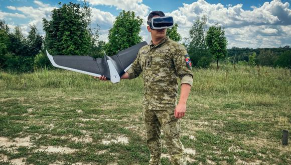 En la guerra de Ucrania se están utilizando miles de drones militares. (Getty Images).