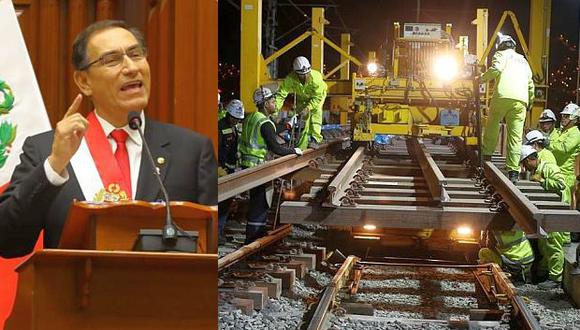En su mensaje a la Nación, el presidente dijo que también se buscará sacar adelante el Tren de Cercanías en el tramo de Lima-Ica. (Fotos: Andina/USI)