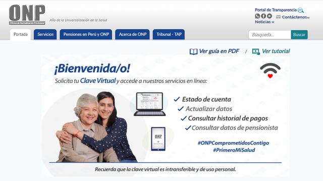 Conoce  el paso a paso para crear tu clave digital en la plataforma de de la Oficina de Normalización Previsional (ONP) (Foto: Captura)