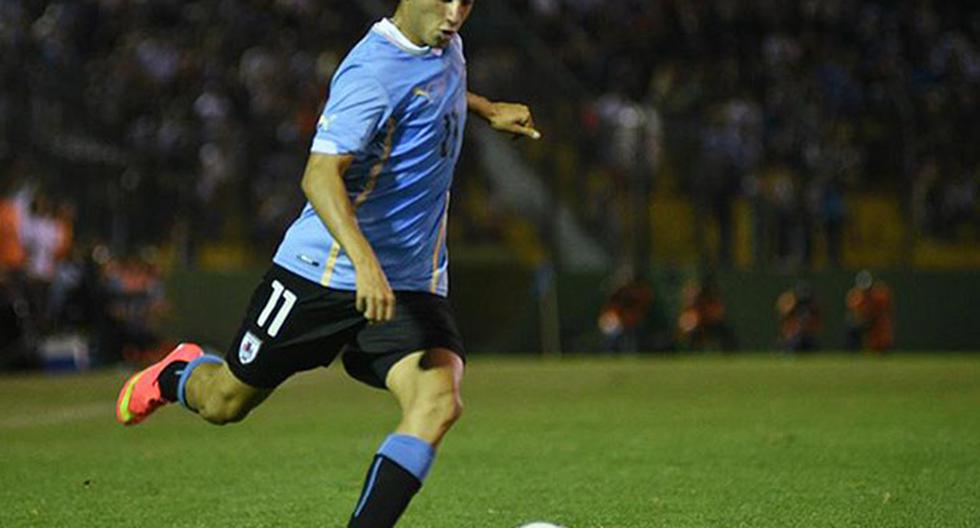 Franco Acosta destacó en la pasada victoria contra Brasil. (Foto: AUF.org.uy)