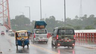 Senamhi prevé fuertes lluvias en selva del país desde el próximo domingo
