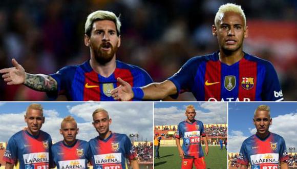 Fútbol peruano: copiaron 'look' de Messi y Neymar en Copa Perú