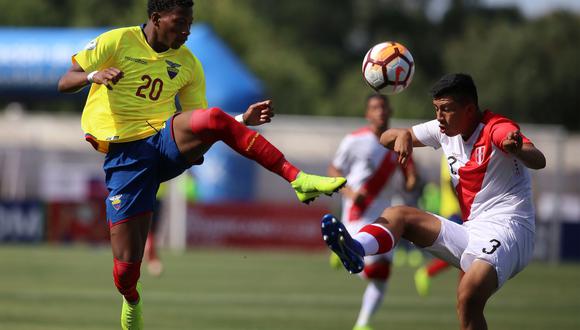 Perú vs. Ecuador juegan desde las 3:10 de la tarde EN VIVO y EN DIRECTO por lal cuarta fecha del Sudamericano Sub 20. Sigue el minuto a minuto aquí. (Foto: AFP)