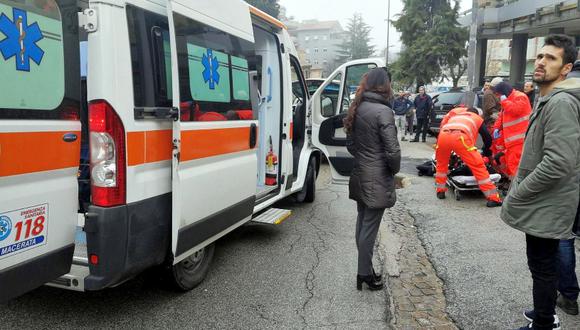 Seis personas resultaron heridas por los disparos de un italiano en la ciudad de Macerata. (Foto: EFE)