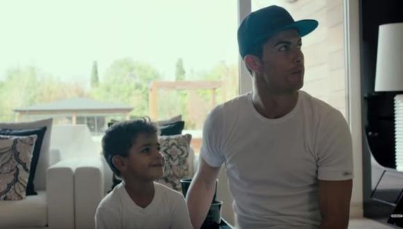 Cristiano Ronaldo se enfada con su hijo por esta razón [VIDEO]