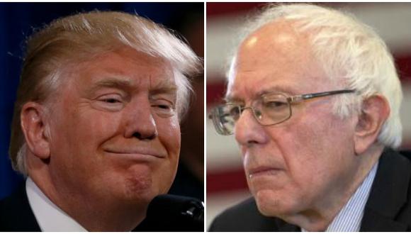 Trump acepta debatir con Sanders, pero pone una condición