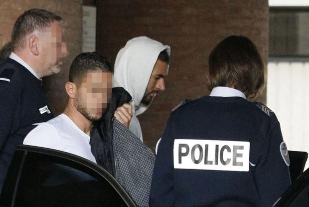 The day that Benzema went to testify before the French justice.
