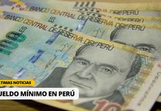 Sueldo mínimo 2024 en Perú: ¿Qué se dijo desde el MEF sobre su posible aumento?
