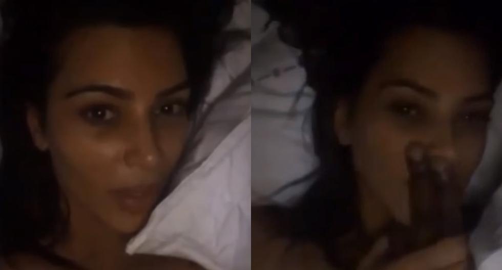 Kim Kardashian en la cama con Kanye West explica porque mostró algo tan íntimo en redes sociales. (Foto: Captura de YouTube)