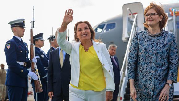 La presidenta Dina Boluarte llegó el martes a la ciudad de San Francisco, Estados Unidos, para participar del foro APEC 2023. (Foto: Presidencia)
