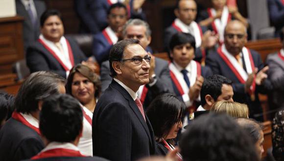 “Vizcarra acertó en volver eje central la lucha contra la corrupción”. (Foto: Anthony Niño de Guzmán/El Comercio)