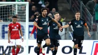 Werder Bremen, con gol de Claudio Pizarro, cayó 2-1 ante Mainz por la Bundesliga