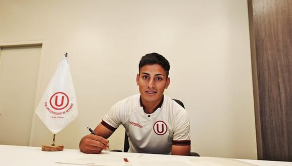Jorge Murrugarra firmó por año y medio con Universitario tras jugar en Ayacucho FC. (Foto: Universitario)