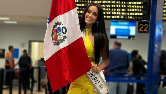 Camila Escribens viajó hacia El Salvador para representar a Perú en el Miss Universo 2023. (Foto: Instagram)