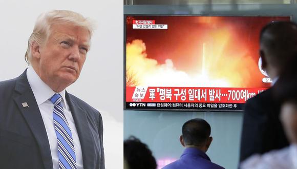 Trump pide "sanciones mucho más fuertes" por misil norcoreano