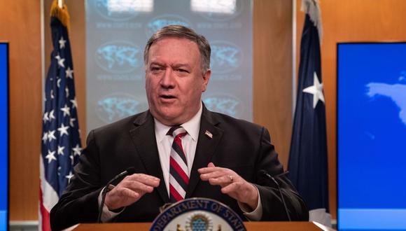 El secretario de Estado, Mike Pompeo, anunció que Estados Unidos declaró a Cuba "Estado patrocinador del terrorismo". (NICHOLAS KAMM / AFP).