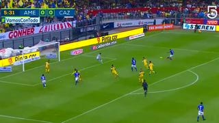 América vs. Cruz Azul: Méndez anotó gol madrugador para la 'Máquina Celeste'