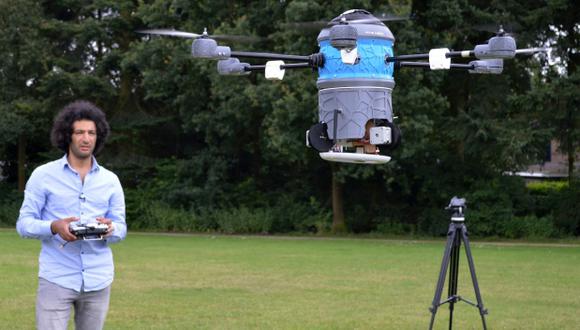 Primera entrega a domicilio hecha con drones llevaba rosquillas