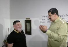 Maradona llega a Venezuela para dar apoyo político a Maduro