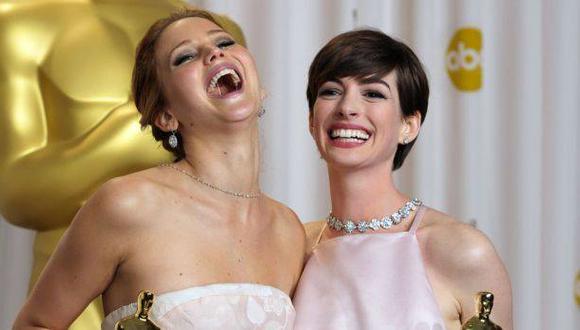 Anne Hathaway apoyó a Jennifer Lawrence por líos con periodista