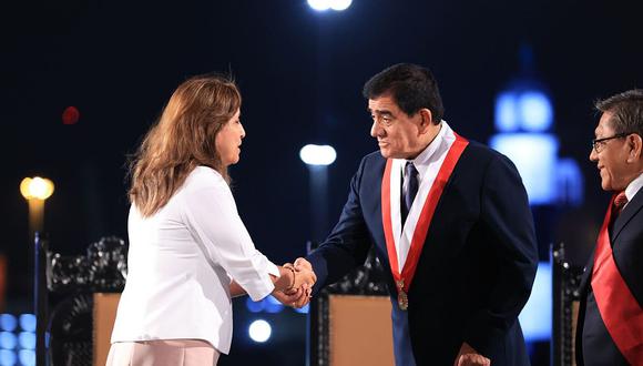 Dina Boluarte y José Williams, presidenta de la República y del Congreso respectivamente. (Foto: Presidencia)