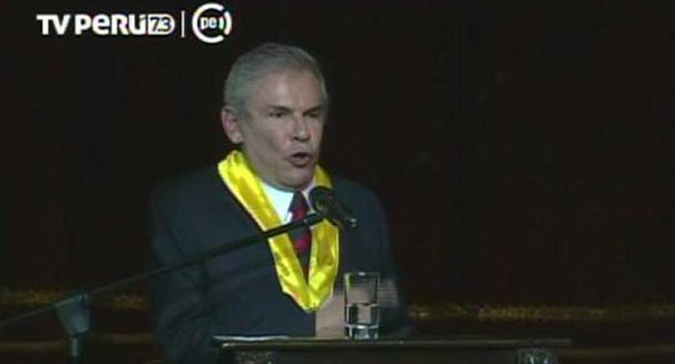 El alcalde de Lima detalló las obras que iba a implementar en su gestión. (Foto: Captura TV Perú)