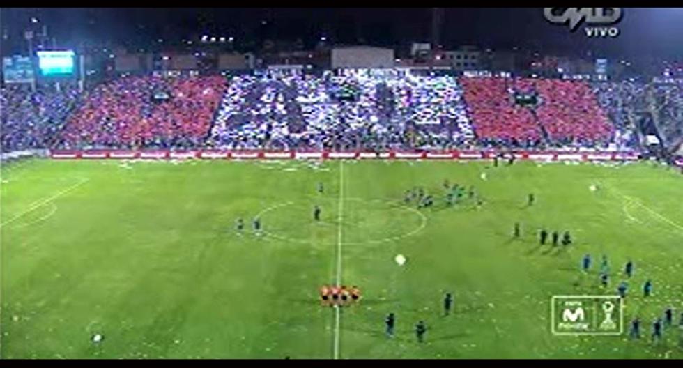 Alianza Lima enfrenta a Emelec por la Noche Blanquiazul y mostraron este mosaico. (Video: CMD)