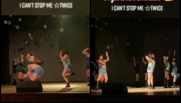 Bailarina de K-Pop sufre accidente con vestuario pero su reacción es de una profesional | VIDEO (Foto: TikTok/@nyustarshidae).