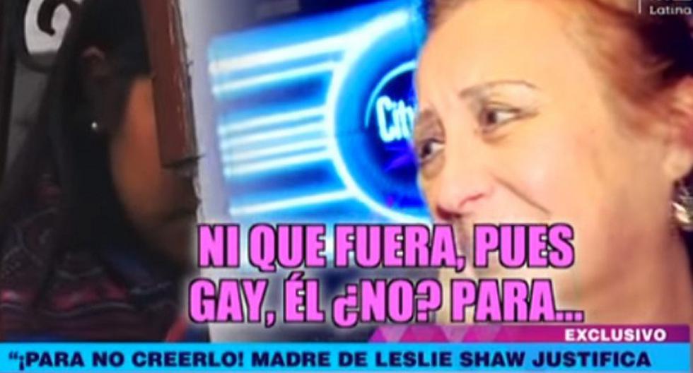 Madre de Leslie Shaw sorprendió con increíble respuesta, cuando se le consultó por infidelidad de Mario Hart con Olinda Castañeda. (Foto: Captura Latina)