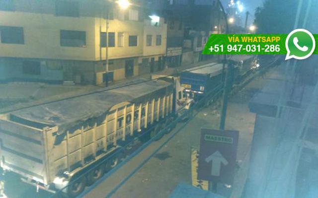 SMP: camiones utilizan calles del distrito como estacionamiento - 2