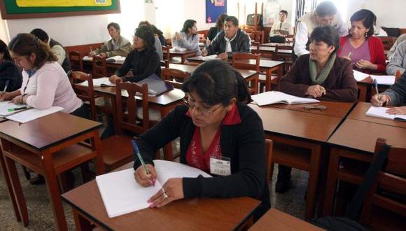 Directores que no aprueben examen del Minedu dejarán sus cargos