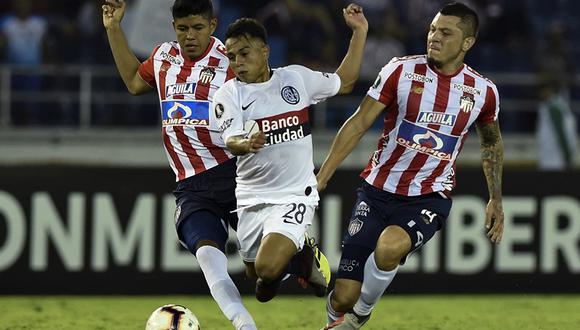 Junior sumó sus primeros tres puntos en la Copa Libertadores 2019.| AFP