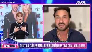 Magaly Medina protagonizó fuerte discusión con Cristian Zuárez y argentino cortó entrevista | VIDEO