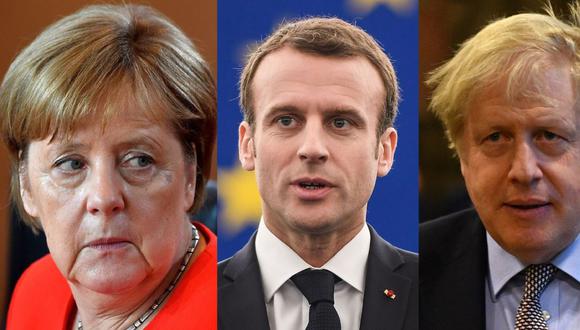 Los líderes de Alemania, Francia y Reino Unido instaron el domingo a Irán a retirar medidas contrarias al acuerdo multilateral de 2015 sobre política nuclear. (AFP)