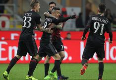 YouTube: Gianluca Lapadula anotó gol con el Milan y así reaccionó Bacca en el banquillo