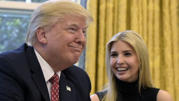Donald Trump y su hija Ivanka. (Foto: AP)