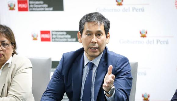 Ministro de Desarrollo e Inclusión Social, Julio Demartini, se refirió a la denuncia contra el jefe del Gabinete Ministerial, Alberto Otárola. (Foto: Andina)