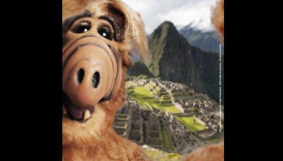 Alf sorprende con un selfie en Machu Picchu