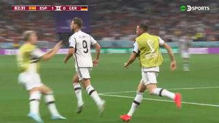 Gol de Füllkrug para Alemania: violento disparo para el 1-1 contra España | VIDEO