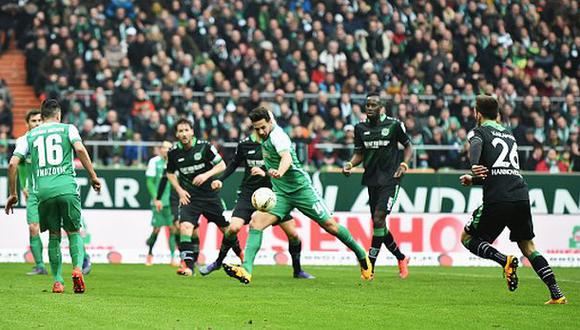 Con gol de Pizarro: Bremen goleó 4-1 a Hannover por Bundesliga