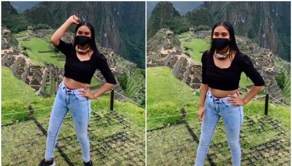 Prohibieron a una joven grabar video de TikTok en Machu Picchu. (Foto: @ruthmarrufo12 / TikTok)