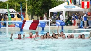 ¡Oro para Perú! Selección femenina de polo acuático lideró el podio en Juegos Bolivarianos