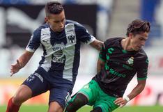Monterrey logró un agónico empate 2-2 sobre el final del partido contra Santos Laguna