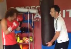 PSG: David Luiz añade el boxeo a su entrenamiento (VIDEO)