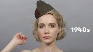 Modelo rusa encarna 100 años de la belleza en su país [VIDEO]