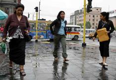 Senamhi: lloviznas se repetirían en Lima este lunes