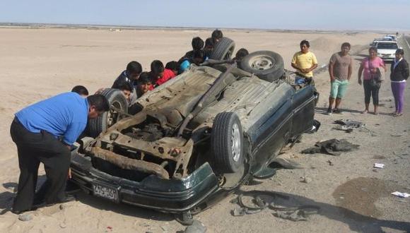 Mujer fallece en triple choque registrado entre Tacna y Arica