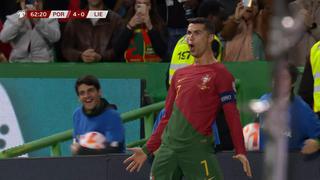 Le rompió el arco: golazo de Cristiano Ronaldo de tiro libre contra Liechtenstein | VIDEO