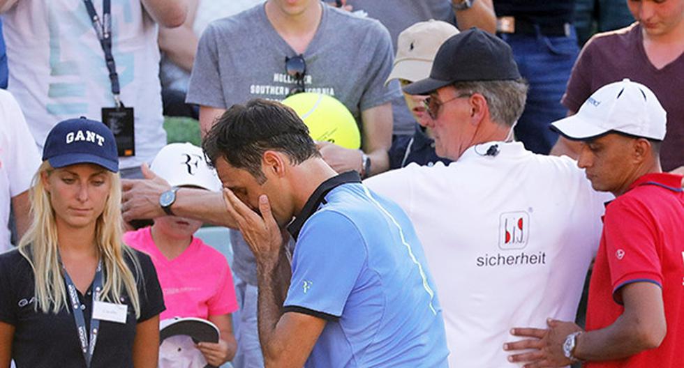 Roger Federer tuvo debut y despedida en el Torneo de Stuttgart (Foto: EFE)